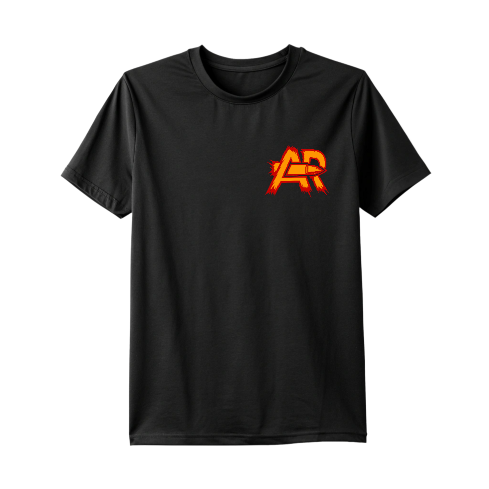 Short Sleeve T Shirt AR - Tirador Black  Unisex