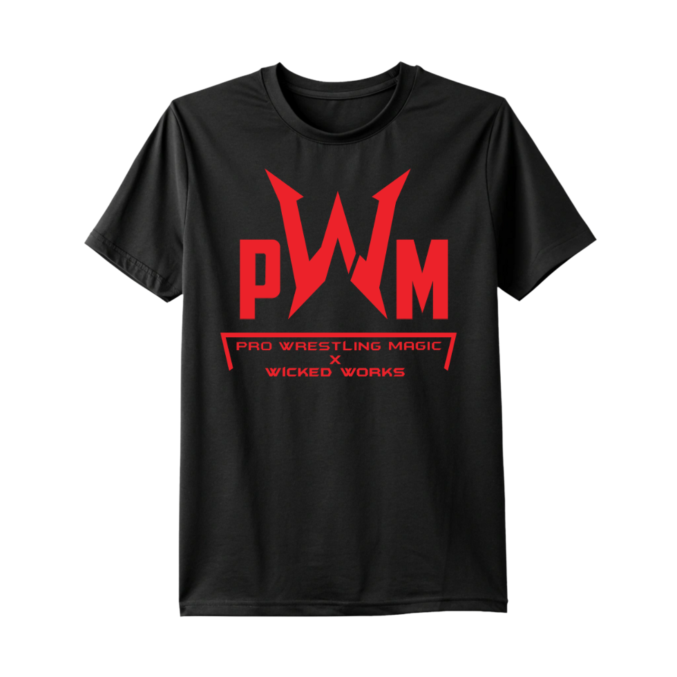 Short Sleeve Shirt ( Pro Wrestling Magic x Wicked Works Colab Logo ) Unisex