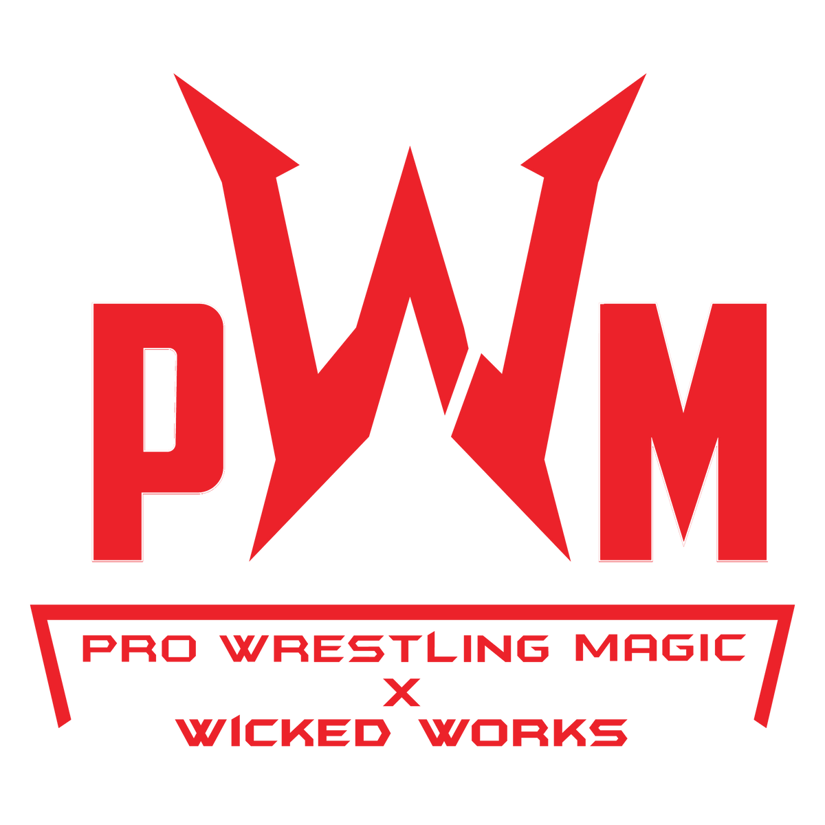 Short Sleeve Shirt ( Pro Wrestling Magic x Wicked Works Colab Logo ) Unisex