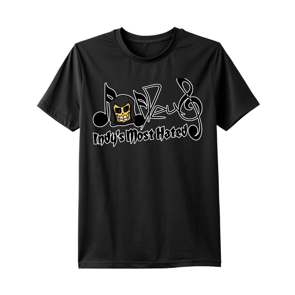 Short Sleeve T shirt ( AMADEUS INDY MOST HATED) UNISEX