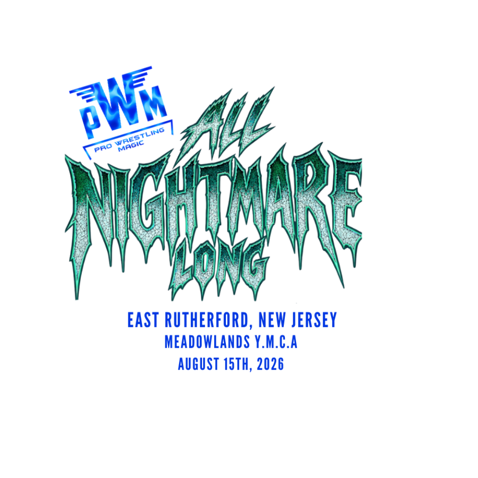 Short Sleeve T Shirt (  PRO WRESTLING MAGIC ALL NIGHTMARE LONG ) Unisex