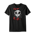 Short sleeve t shirt Sam Reaper skull design unisex